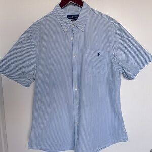 Ralph Lauren men’s seersucker short sleeved shirt